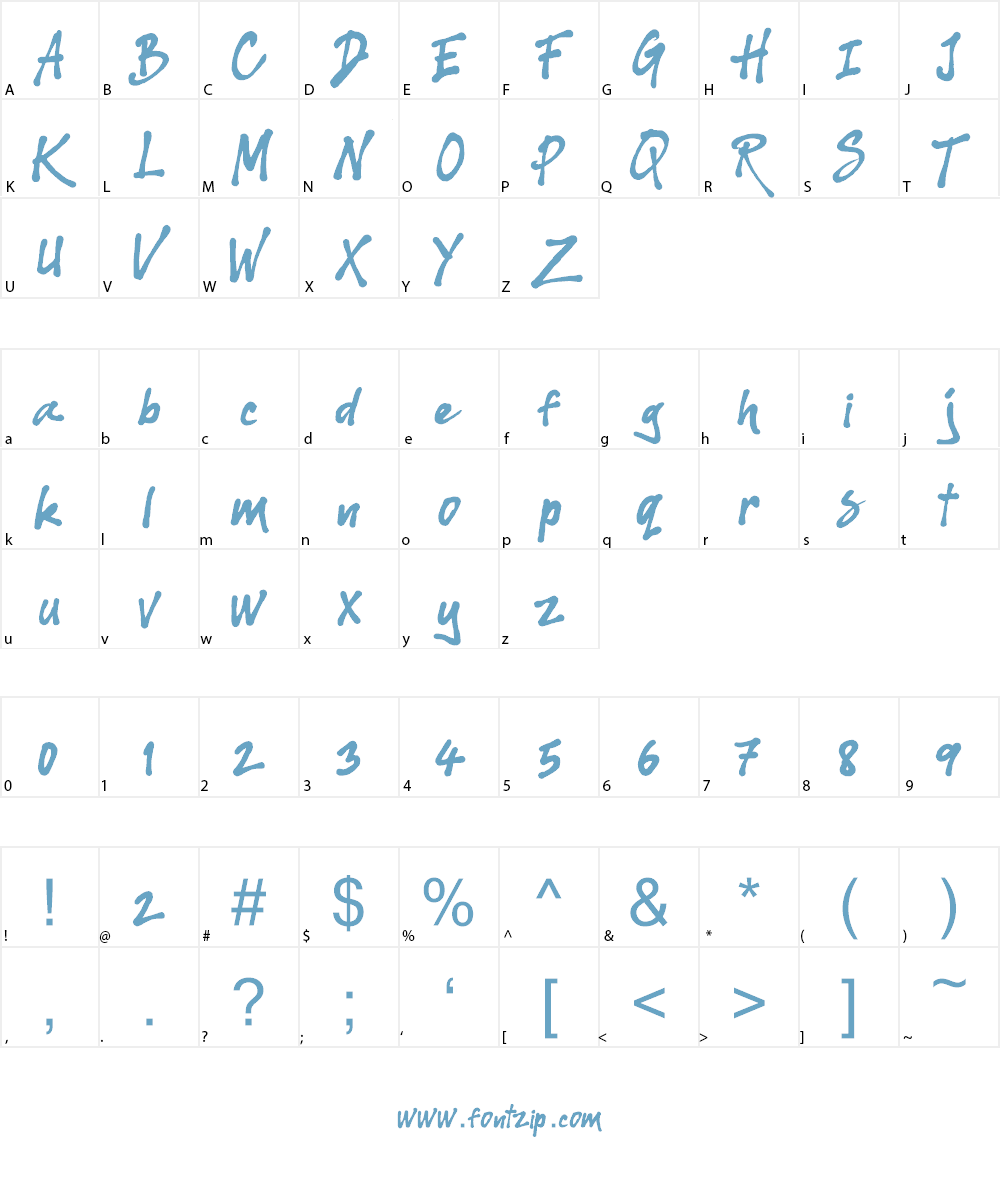 Monster Game Font Character